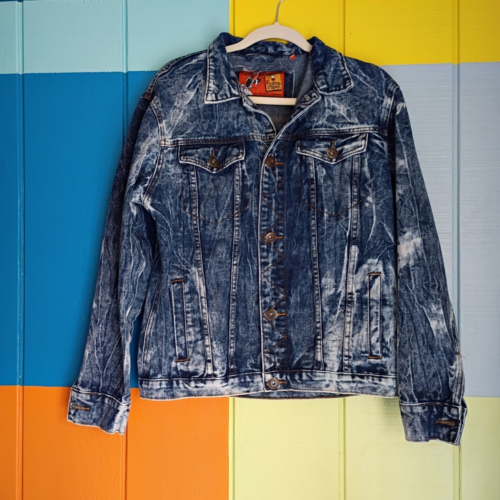 Men's Acid Wash Denim Jacket